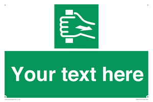 Custom Pull Bar Sign